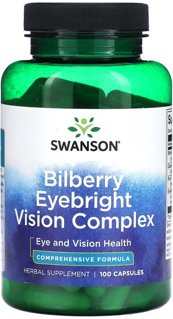 Swanson 빌베리 아이브라이트 비전 컴플렉스 캡슐 100정, Swanson빌베리아이브라이트비전컴플렉스캡슐100정, 1개 - 쿠팡