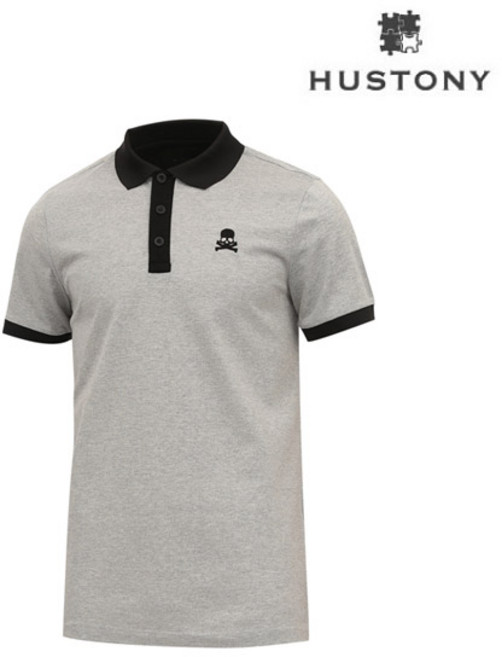 휴스토니 남성 면소재 카라 반팔티셔츠 (26S01TT14)