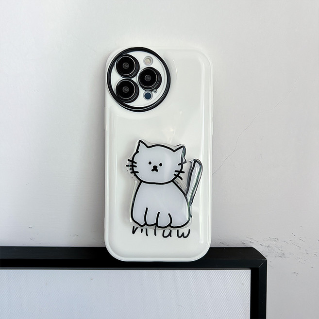 미우 냥이 악세사리 아이폰 케이스