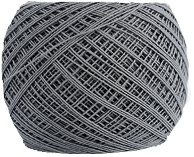 타조 구정 뜨개실 40수 순면 털실 레이스실, 217 진회색, 1개