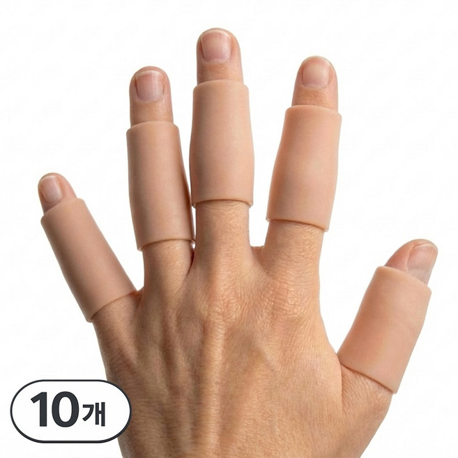 카로히포 손가락 관절 방수 커버 골무, 스킨, 10개