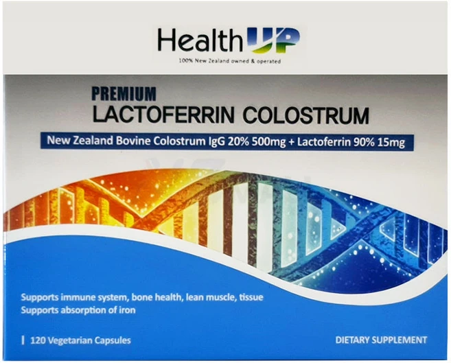 헬스업 락토페린 콜로스트럼 뉴질랜드 초유단백질 120캡슐, 120정, 1개 - 쿠팡