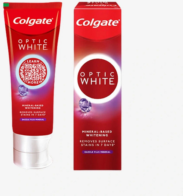 콜게이트 옵틱 화이트 다즐링 민트 치약, 100g, 3개