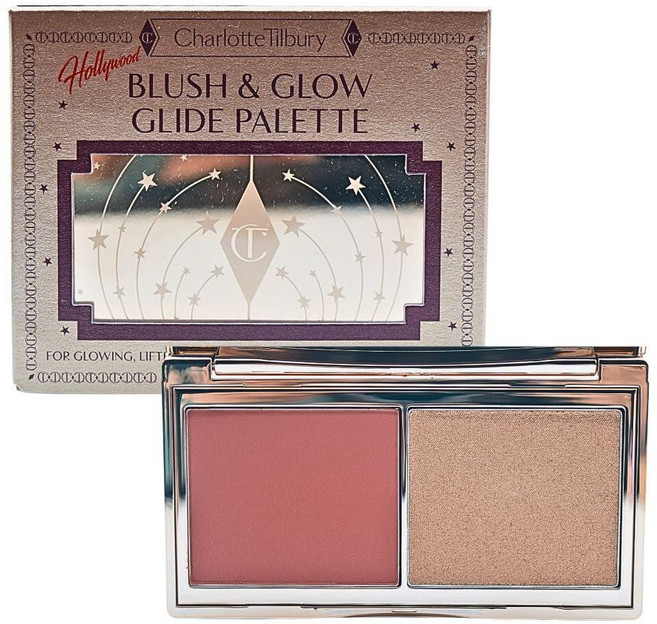CHARLOTTE TILBURY 블러쉬 & 글로우 글라이드 팔레트 - 탠에서 딥, Tan to Deep