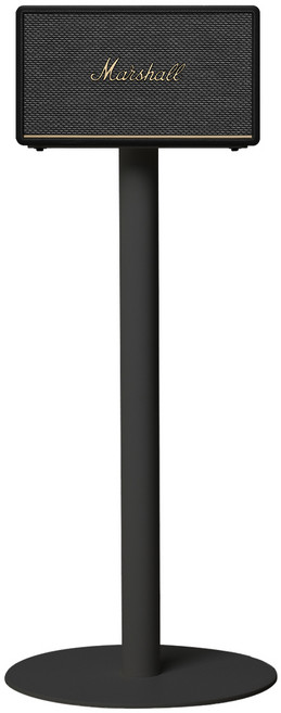 마블홀릭 마샬 스피커 스탠드 3 2 1 거치대 받침대 고급 원형, 블랙 + 3m 케이블 블랙, 액톤