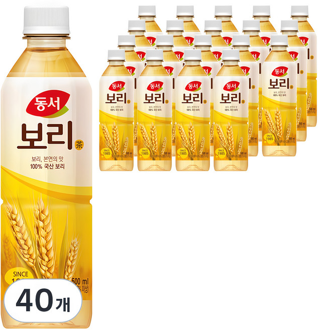 동서 보리차, 500ml, 40개