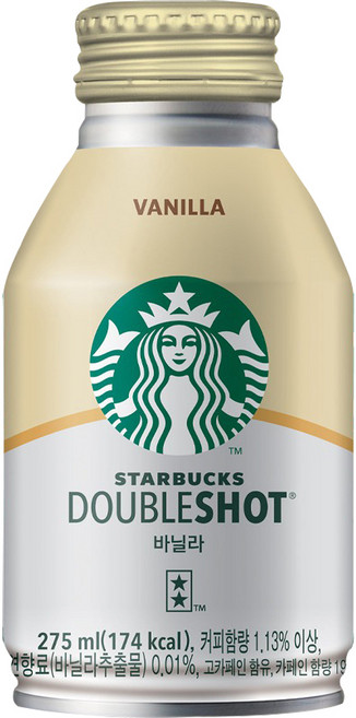 [올쇼유]스타벅스 더블샷 바닐라, 275ml, 12개