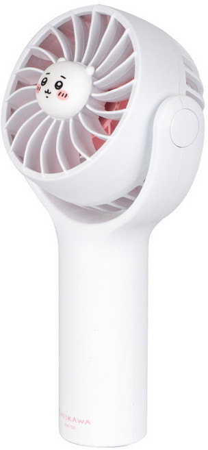 먼작귀 캐릭터 미니 핸디팬 손 선풍기 주머니에 쏙 작지만 강력한 바람, 치이카와(핑크)