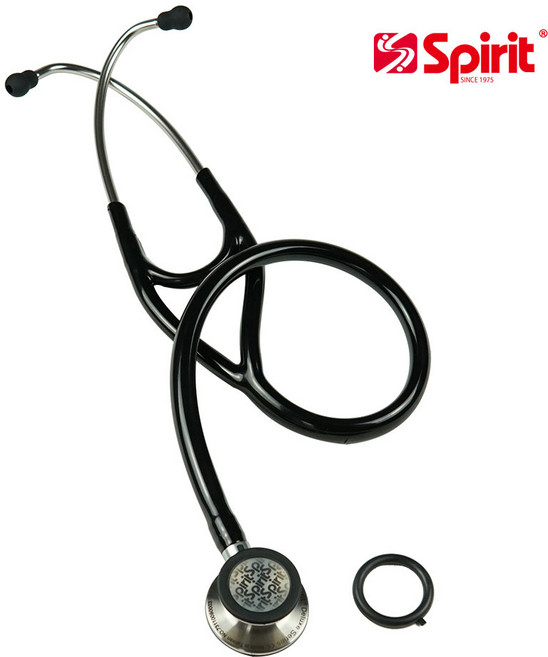 스피릿 심장용 청진기 카디올로지 양면 심장 의사 병원 실습 CK-S731FR