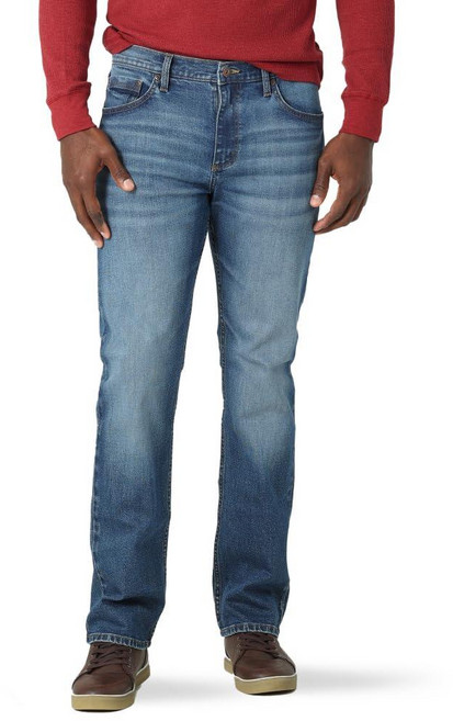 Wrangler Authentics 남성용 슬림핏 스트레이트 레그 진 팬츠 31폭 x 32길이 450025
