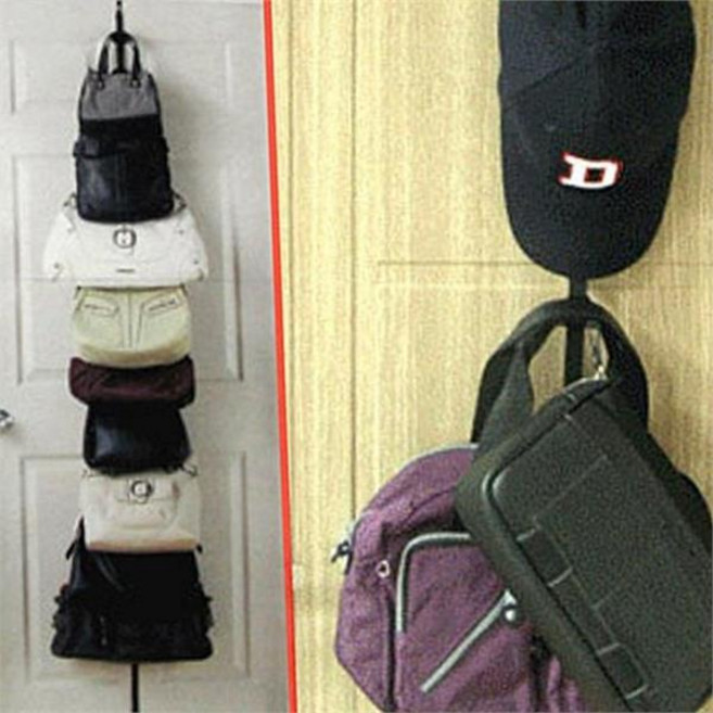 다용도 가방 걸이 9PCS 벽걸이 옷걸이 문걸이 다용도 모자걸이 행거 공간활용 현관문 정리대 패션 선반, 가방걸이9p
