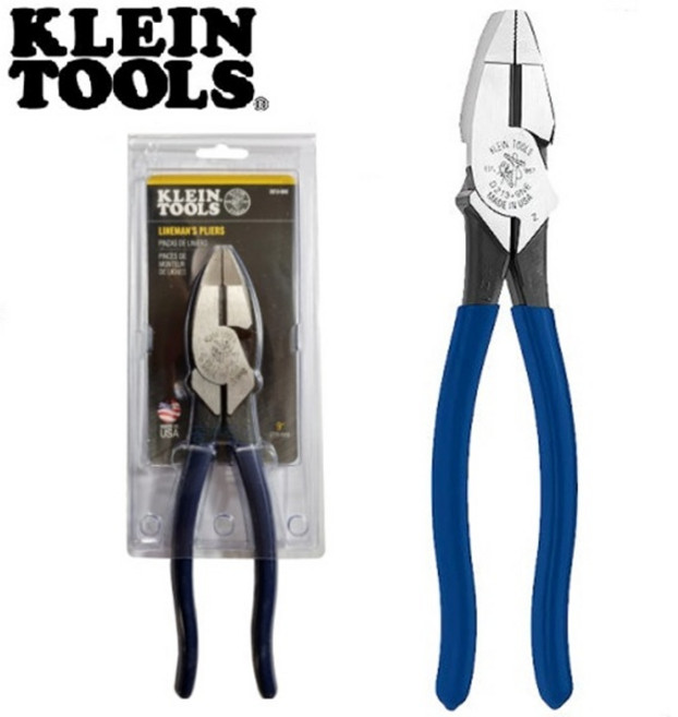 미국 크레인(KLEIN) 강력펜치 D213-9NE 전문가용 고급 수작업 전공뺀찌 압착 컷팅플라이어, 1개