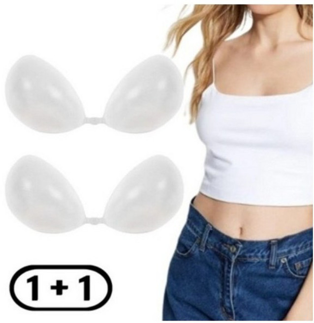 블랭크몰 투명 실리콘 누드브라 웨딩 누브라 1+1