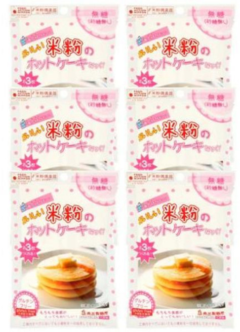 쌀가루 핫케이크 미쿠스 무설탕 인스턴트 120g 6개, 1세트