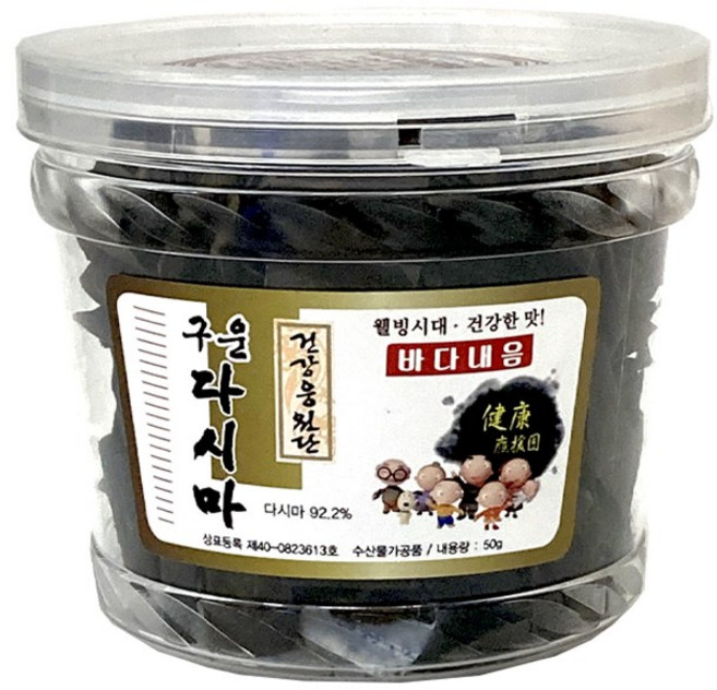 일본 곤부모리 바다내음 북해도산 구운다시마 간식 안주 50g, 1개