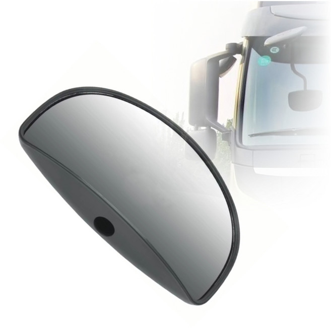 대성부품 볼보트럭 전면 사각미러 빽미러 정면 원형 유리 거울 볼보 빽미러 화물차 대형트럭 FM FH 전면사각미러 원형미러 아레 보조미러 앞보기 수입트럭 카고 덤프 추레라, 볼보 전면사각미러, 1개