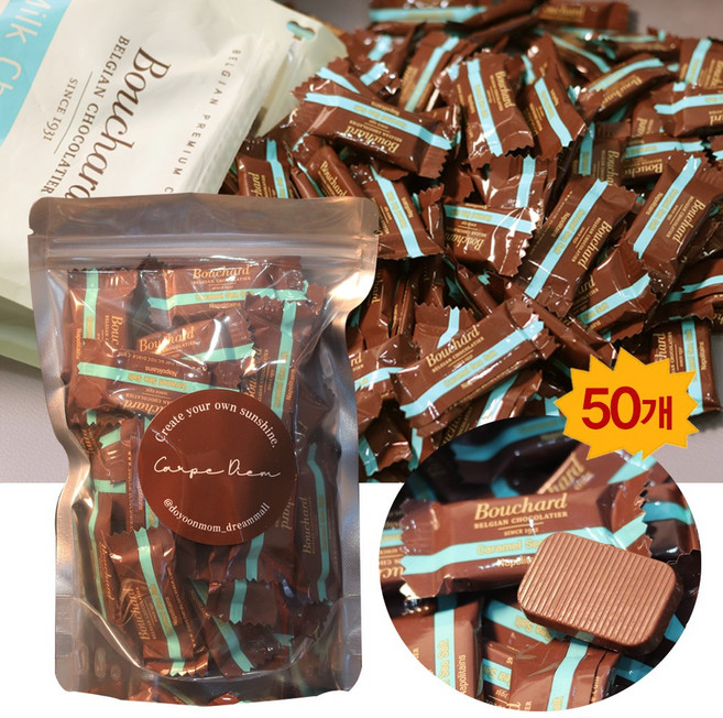 벨기에 부샤드 밀크초콜릿 씨솔트초콜릿, 260g, 1개