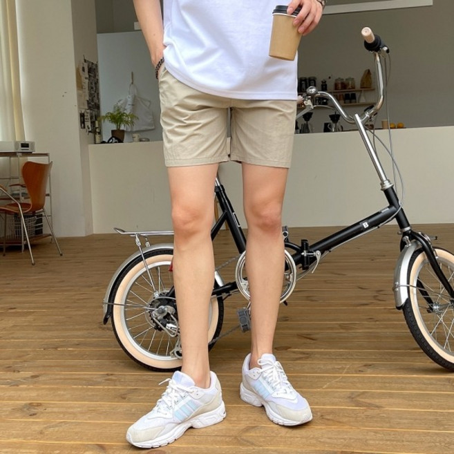 더맨쉽 더맨쉽 발수코팅 바스락 나일론 타슬란 5부팬츠