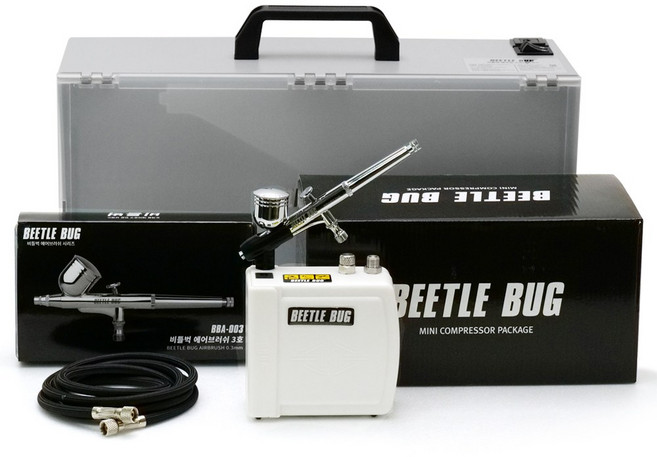 비틀벅 베이직 미니 도색부스 패키지 세트 BBM-FP002N 에어브러쉬 프라모델 도색