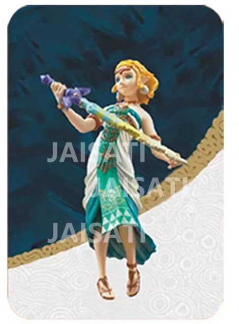 젤다 왕국 눈물 링크 가논돌프 공주 젤다의 전설 야생의 숨결 아미보 카드 스위치, 1개