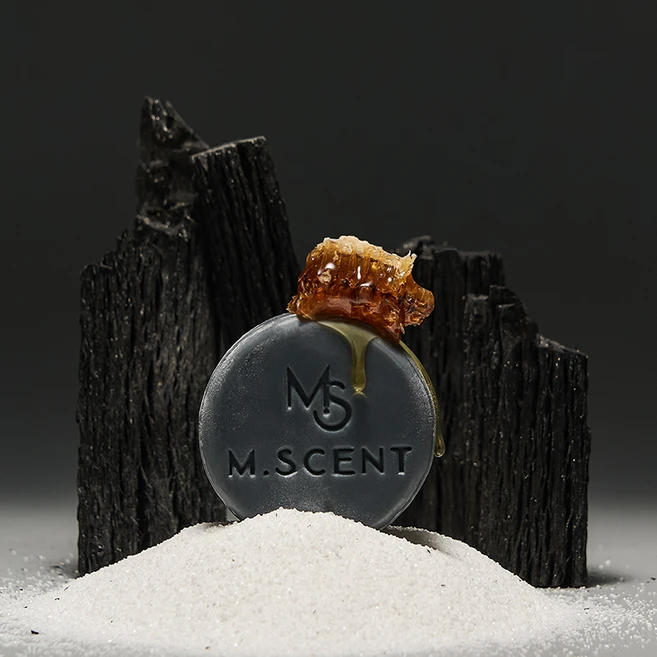 [M.SCENT]엠센트 꿀촉촉 바디&페이스바 천연비누 참숯 올리브오일 비누, 1개, 130g - 쿠팡