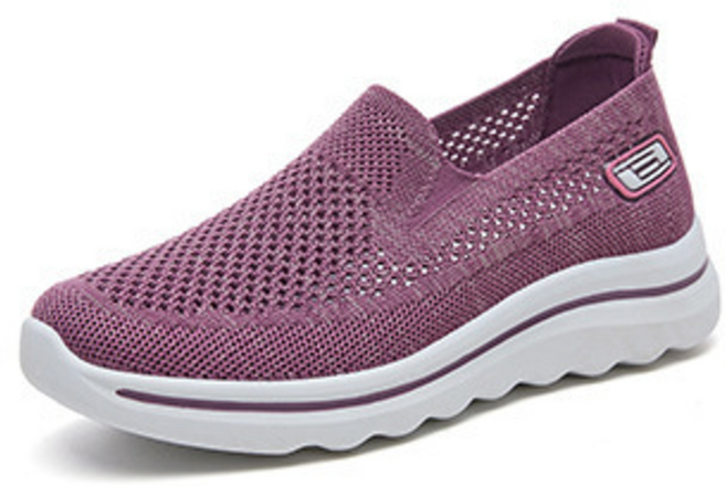 와이티티 발편한 여성 중년 운동화 슬립온