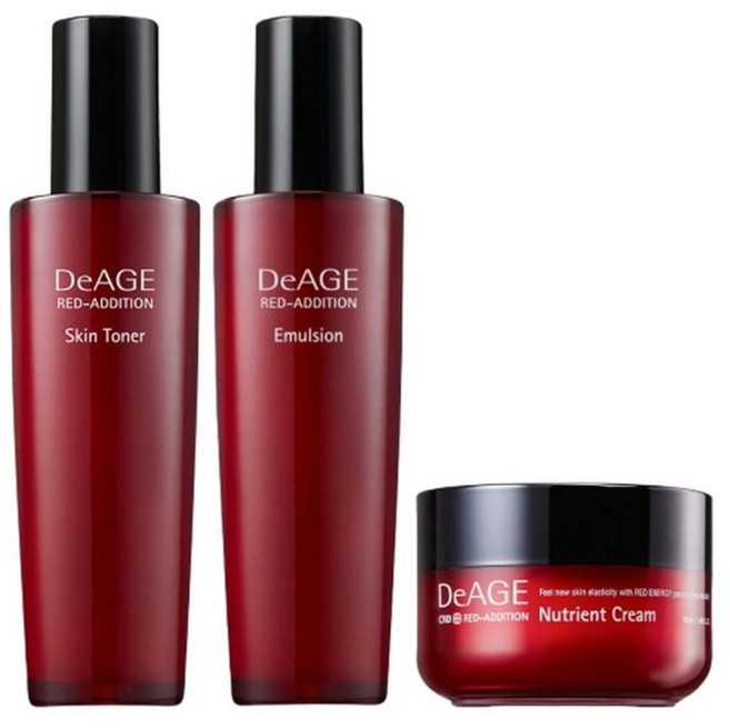 참존 디에이지 레드에디션 3종세트(스킨+에멀전+크림), 1개, 50ml
