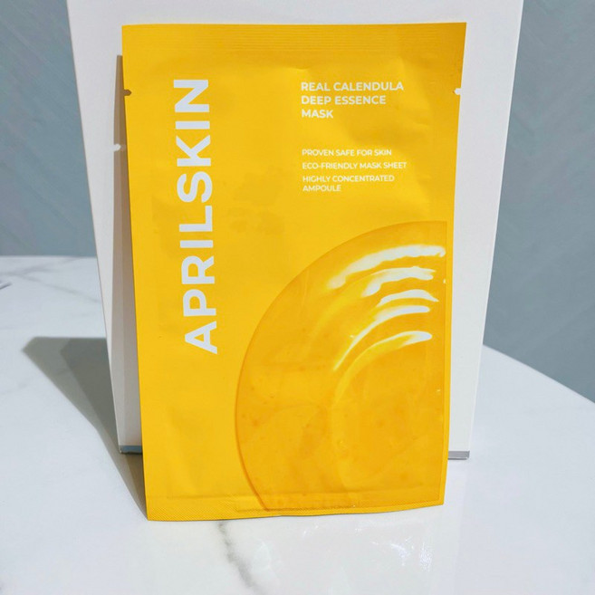 Aprilskin 胡蘿蔔IPMP水分舒緩面膜 金盞菊補水面膜 20g/片 (有中文標示), 1個, 金盞菊補水面膜/片, 1
