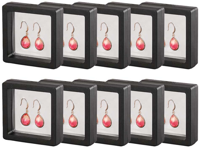 다람앤토리 다용도 먼지차단 악세사리 주얼리 보관수납함 진열 케이스 7x7