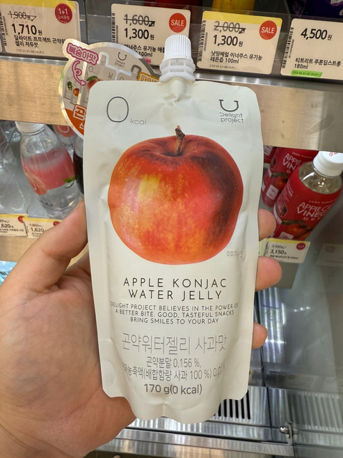 딜라이트 프로젝트 곤약워터젤리 170g 사과맛 10개