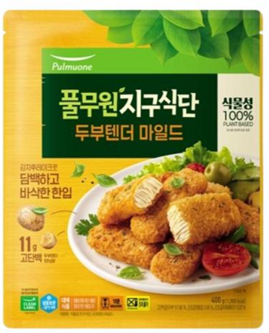 풀무원지구식단 두부텐더 마일드 400g, 1개