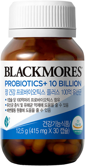 블랙모어스 장건강 프로바이오틱스 플러스 100억 유산균, 30정, 1개