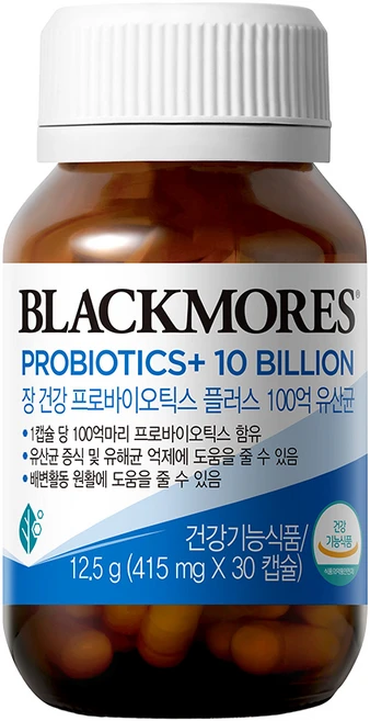 블랙모어스 장건강 프로바이오틱스 플러스 100억 유산균, 30정, 1개 - 쿠팡