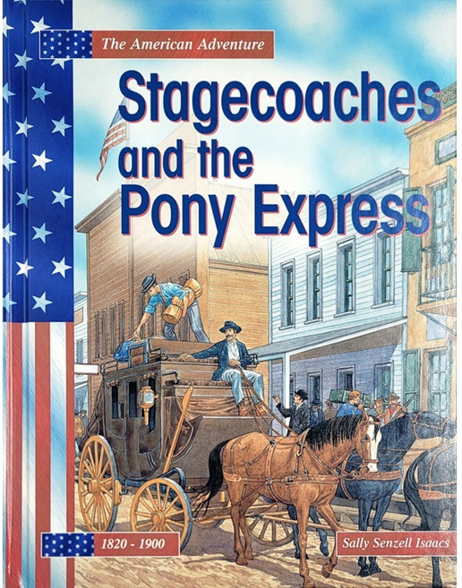 AR 5점대 Stagecoaches and the Pony Express 초등 중등 미국역사 논픽션 영어 원서 AR지수 5.8