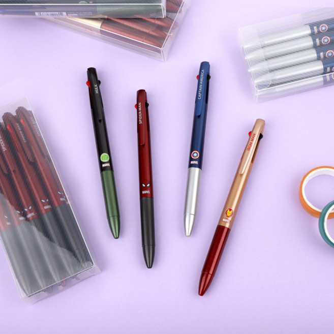 마블 3색 볼펜 10개 세트 (4 option), 1개, 헐크