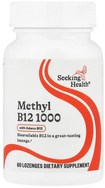Seeking Health Methyl B12 1 000 mcg 60 Lozenges, 1000 mcg, 1개, 60정 - 쿠팡