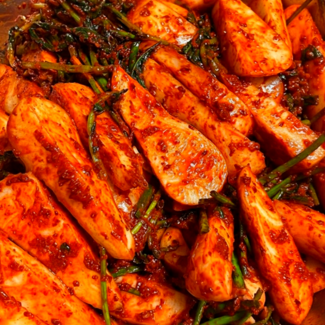 [선착순특가] 당일제조 국내산 와가댁 삼시세끼 국민 총각김치, 1박스, 5kg