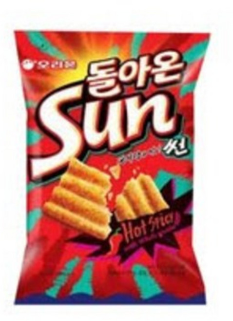 오리온 돌아온 썬칩 핫스파이시맛 64g, 24개