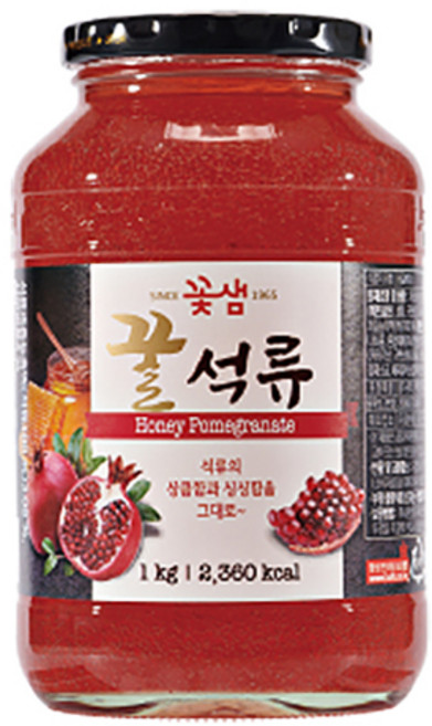 꽃샘 꿀석류차, 1kg, 2개, 1kg