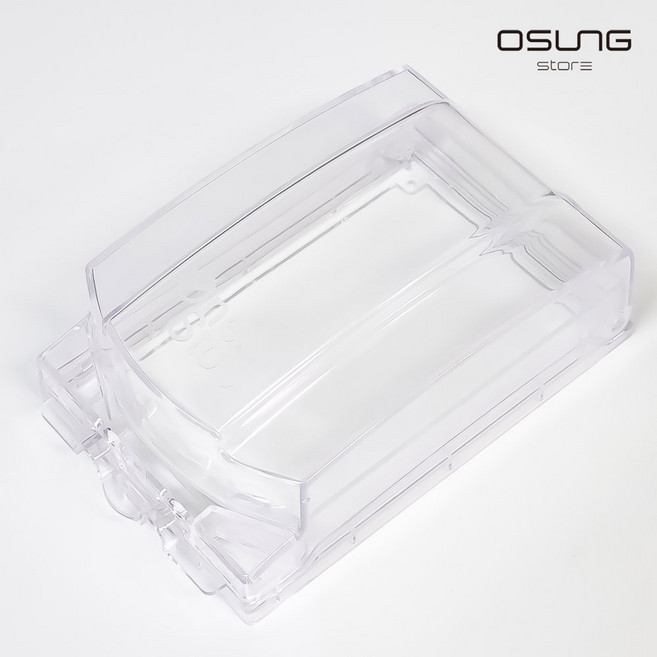 오성스토어 원스탑 안전 콘센트 방수커버, 투명, 1개