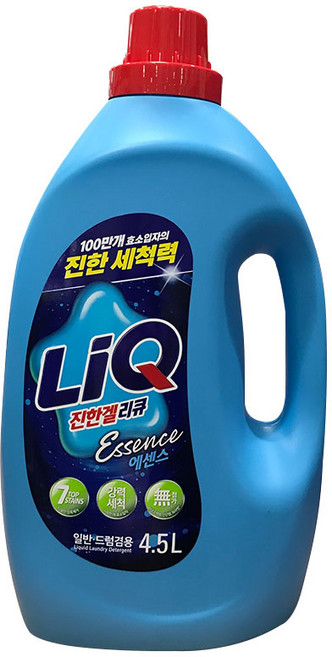 리큐 진한겔 에센스 세탁세제 본품, 4.5L, 1개