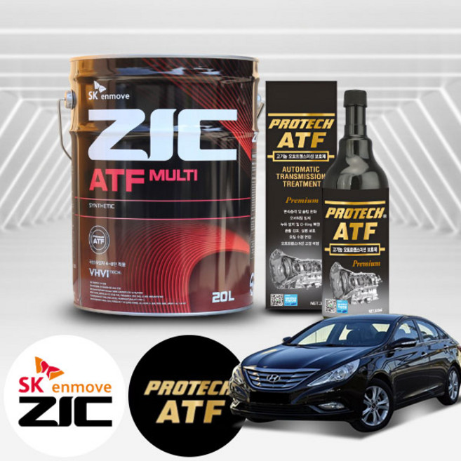 쏘나타(YF)(11~14) 2.0 하이브리드 가솔린 지크 ATF 멀티 미션오일 20L+프로텍 미션보호제