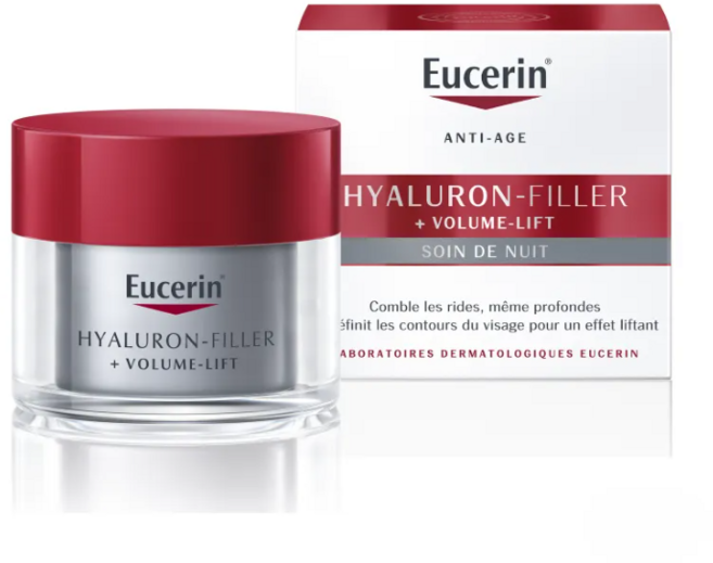 [프랑스약국화장품직배송] EUCERIN VOLUME-LIFT -유세린 히알루론 필러 볼륨 리프트 나이트케어 크림 50ml, 1개