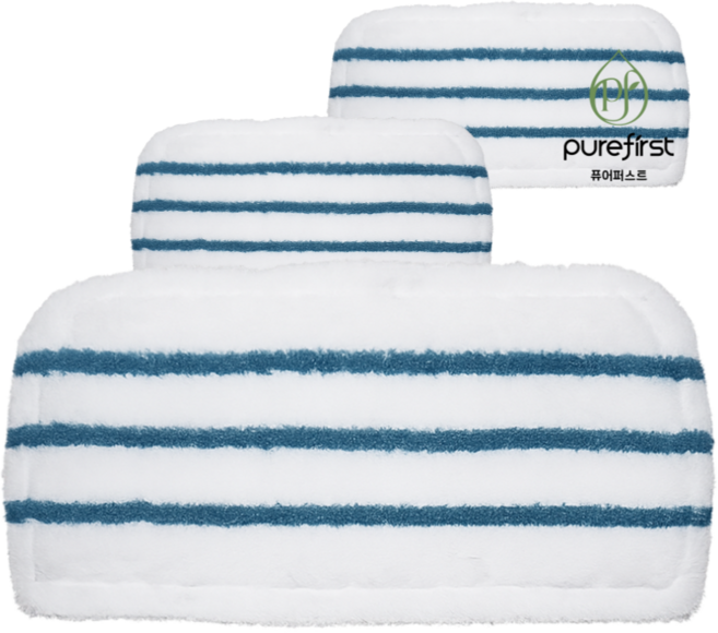 퓨어퍼스트 한경희생활과학 스팀청소기 걸레 패드 블랙앤데커 호환, 3개