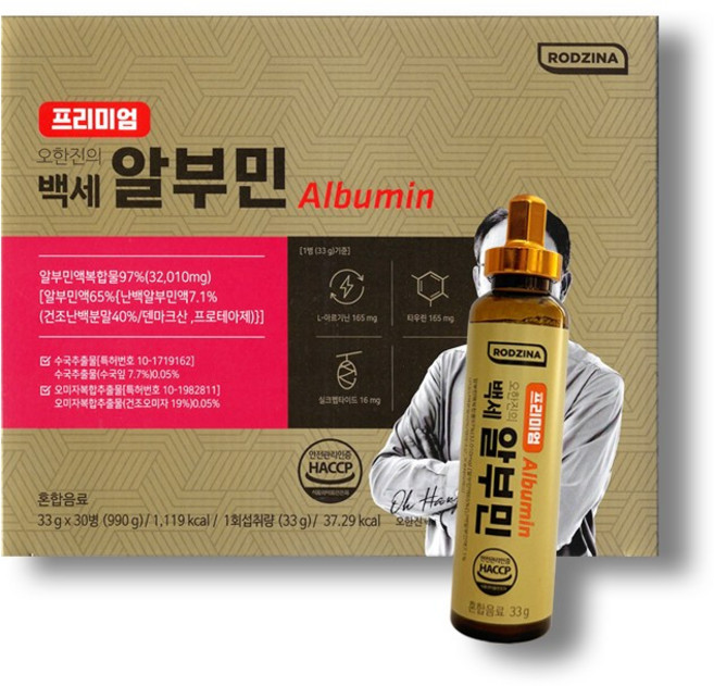 프리미엄 오한진의 백세알부민, 33g, 30개