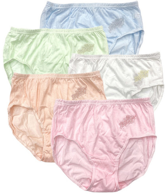 인유어스 맥시 면스판 엄마속옷 할머니 팬티 빅사이즈 5종 세트 9670