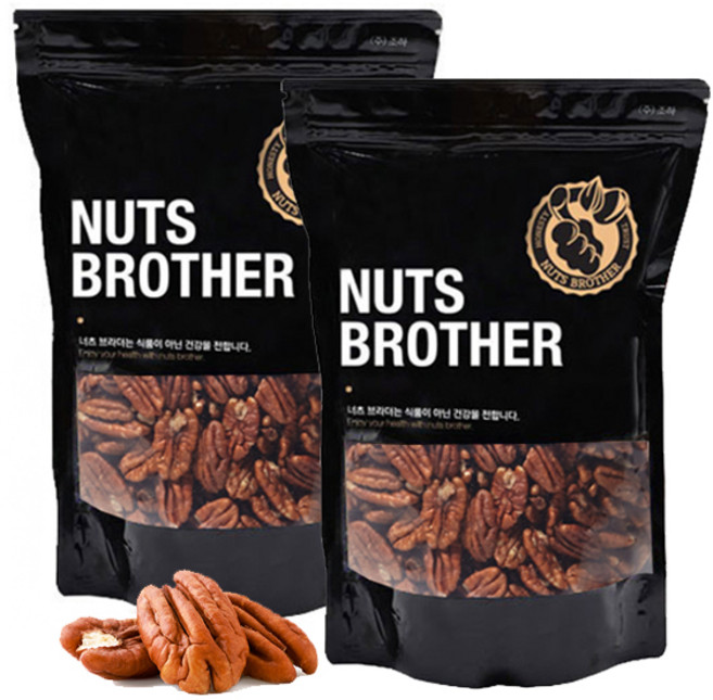 너츠브라더 생피칸 500g 2봉, 2개