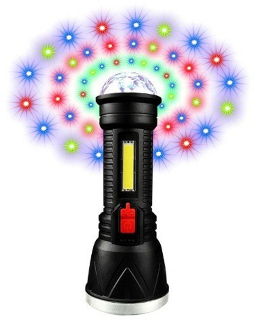 노래방 파티 캠핑용품 충전식 조명 미러볼 랜턴, 1개, 혼합색