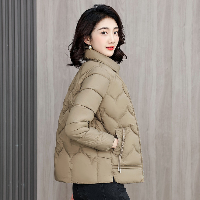 COSYEVNO 중년 여성 패딩 겨울 보온 날씬해 보이는 후드 스타일 코트 LFHmmyrf-10