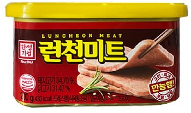 한성 런천미트, 200g, 6개
